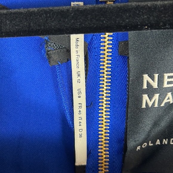 Roland Mouret For Neiman Marcus Blue Mini Dress - Picture 3 of 10